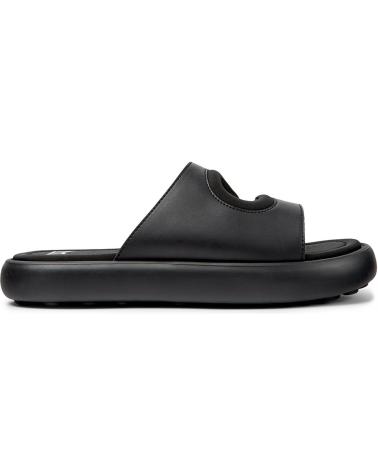 CAMPER CHANCLAS DE PIEL TWINS K100939 NEGRO001