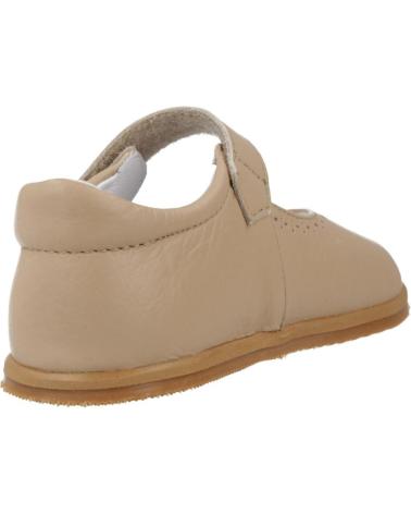 girl Flat shoes BLANDITOS MERCEDITAS DE PIEL RESPETUOSAS CALMA BEIGE