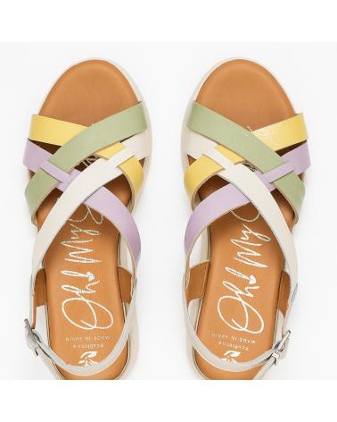 OH MY SANDALS - NEREA - SANDALIA MUJER PIEL COLORINES
