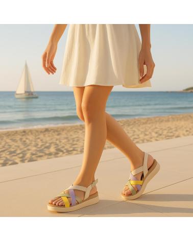 OH MY SANDALS - NEREA - SANDALIA MUJER PIEL COLORINES