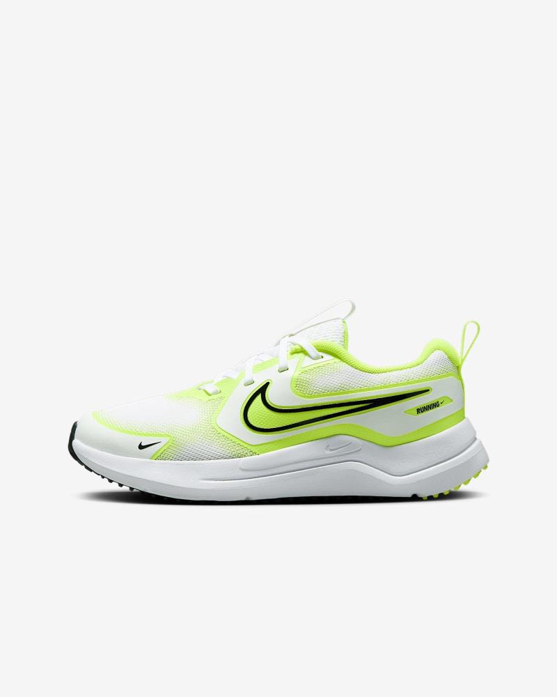 NIKE ZAPATILLA ENTRENO JUNIOR J-COSMIC V25 FLUOR NAZPJV250 BLANCO