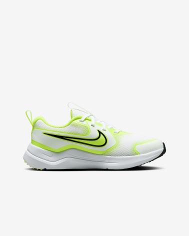 NIKE ZAPATILLA ENTRENO JUNIOR J-COSMIC V25 FLUOR NAZPJV250 BLANCO