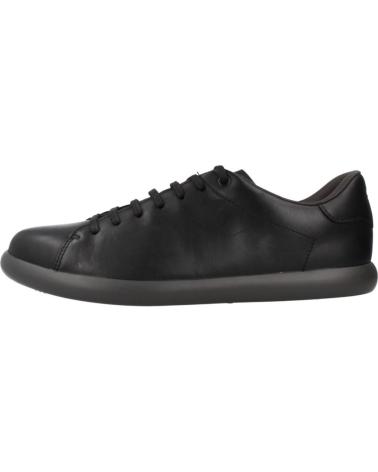 SCARPE CASUAL CAMPER PELOTAS SOLLER K101003 IN PELLE NERA CON LACCI E SUOLA IN GOMMA NEGRO