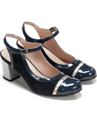 FLUCHOS ZAPATOS DE TACON DORKING BY RODIN D9093 BLUEMARINOCAVA