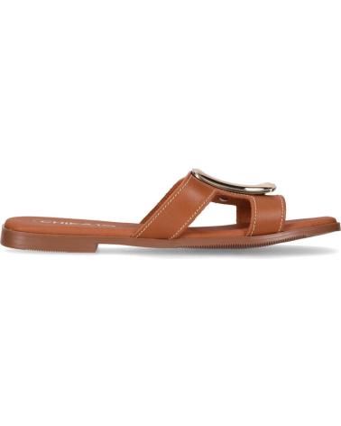 SANDALIAS PLANAS CHIKA10 ST MARQUESA 5565 CUERO TAN CUERO-TAN