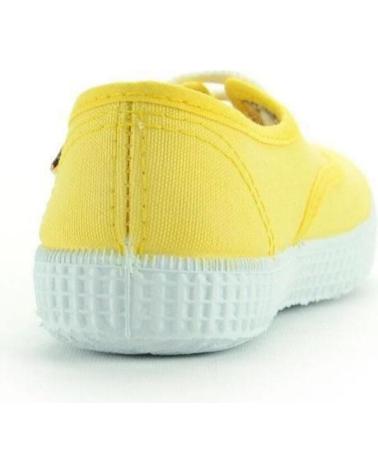 Sandalias de Niño VICTORIA ZAPATILLA CORDON LONA AMARILLA AMARILLO