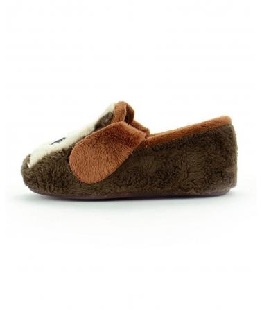 Hausschuhe De Niño HUSH PUPPIES ZAPATILLA CERRADA PERRO MARRON  MARRON