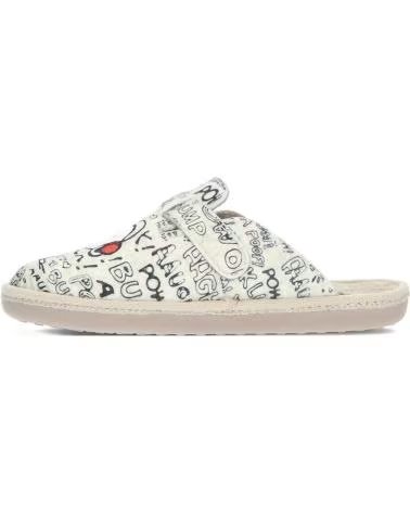 vul-ladi Pantuflas para mujer de VULLADI 6396 fle snoopy CRUDO