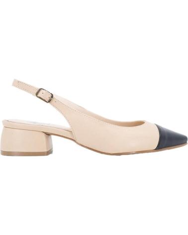 MENINA STEP WOMENS BERTA SUTIL SANDALS NUDE AND BLACK