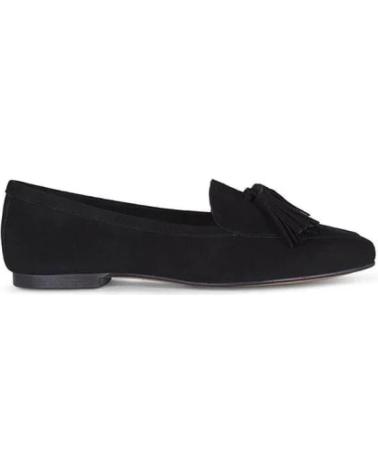 MENINA STEP WOMENS CARDIFF SUEDE SANDALS BLACK