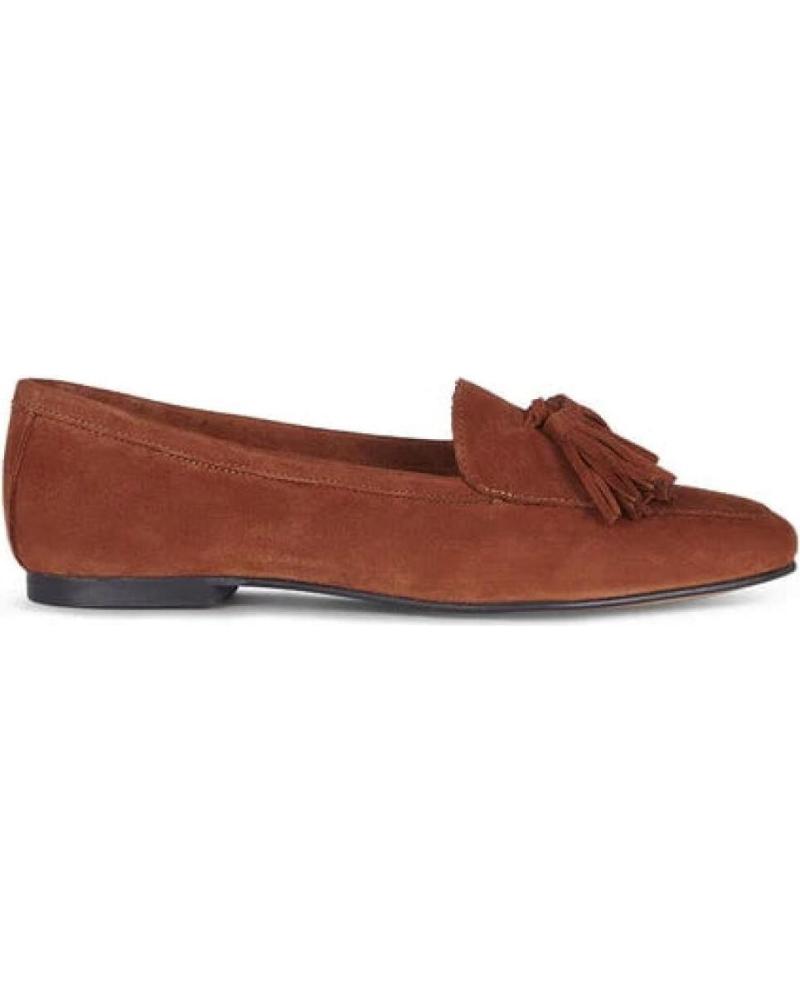 MENINA STEP WOMENS CARDIFF SUEDE SANDALS CHESTNUT