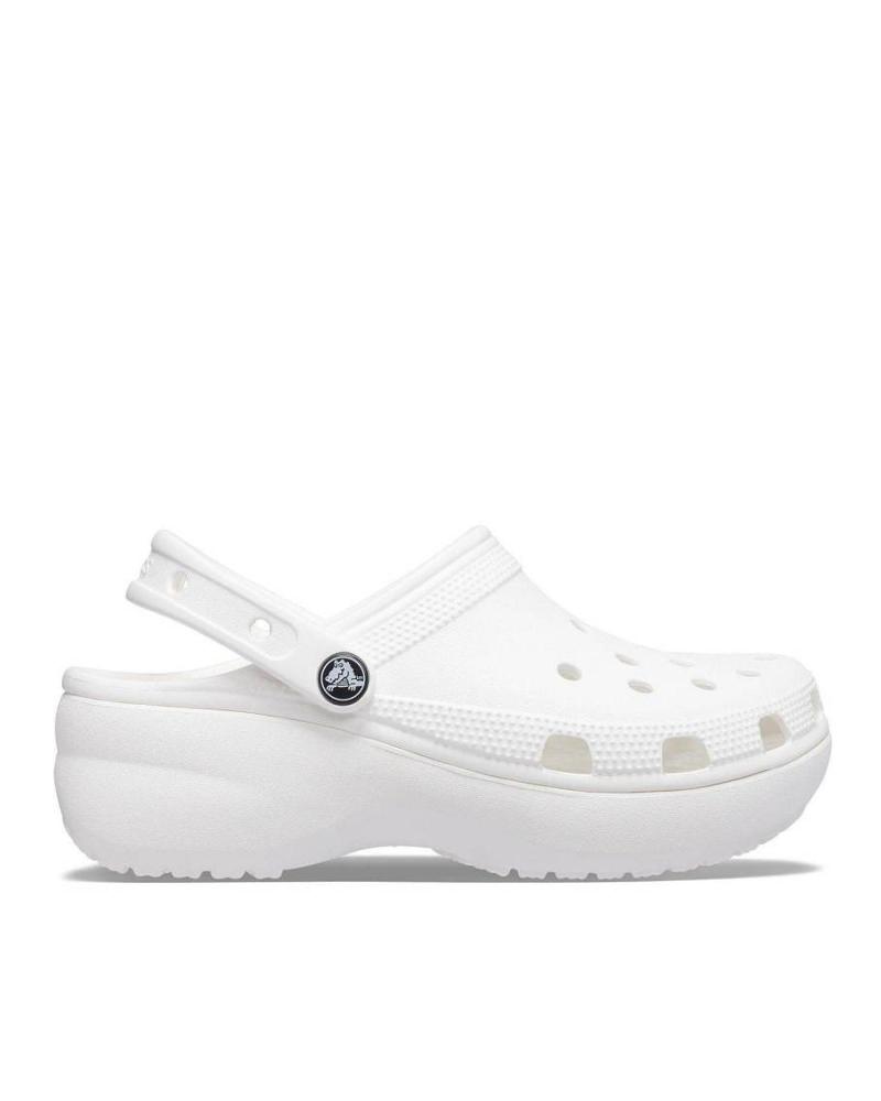 CROCS CLASSIC PLATFORM CLOG 206750 BLANCO BLANCO