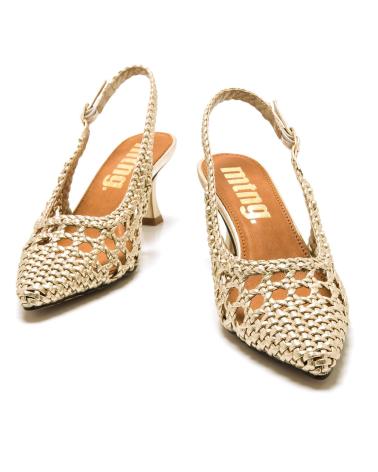 MTNG 55436 GOLD SLINGBACK SHOES GOLD