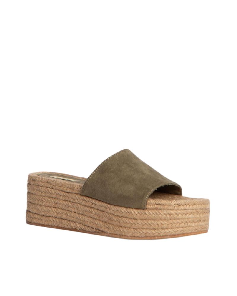 ALPARGATAS DE PLATAFORMA CORINA M4385 VERDE VARIOS COLORES