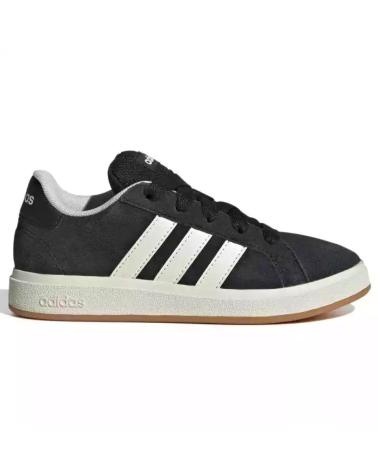 ADIDAS GRAND COURT 00S K CBLACK-OWHITE-GUM10 I25 JH6178 CBLACK-OWHITE-GUM10