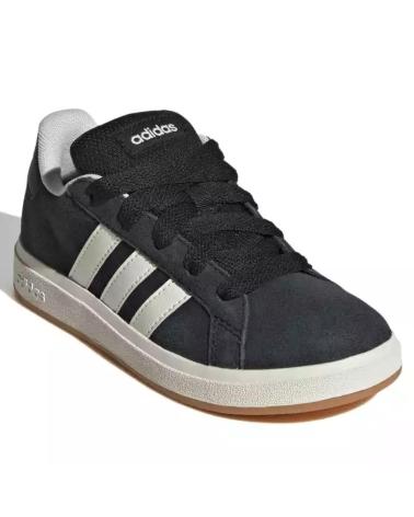 ADIDAS GRAND COURT 00S K CBLACK-OWHITE-GUM10 I25 JH6178 CBLACK-OWHITE-GUM10