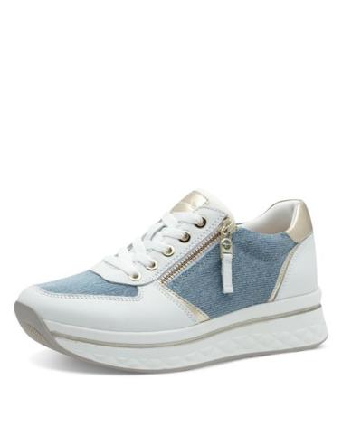 ZAPATILLAS CASUAL TAMARIS 83722 DE PIEL BLANCA BLANCO