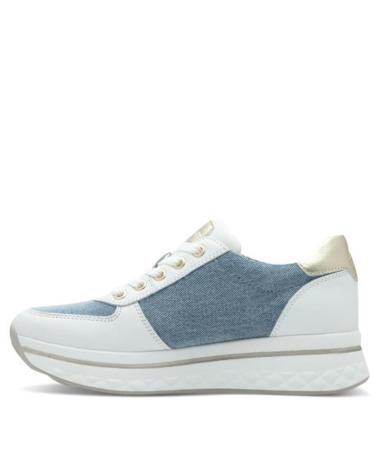 ZAPATILLAS CASUAL TAMARIS 83722 DE PIEL BLANCA BLANCO