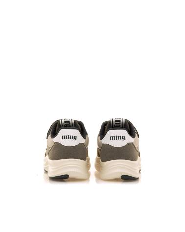 ZAPATILLAS CASUAL MTNG 49103 GRIS CON CIERRE ADHERENTE GRIS