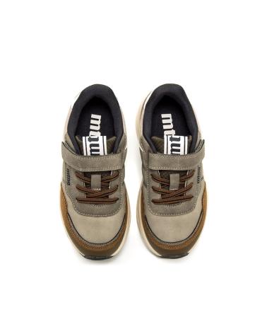 ZAPATILLAS CASUAL MTNG 49103 GRIS CON CIERRE ADHERENTE GRIS