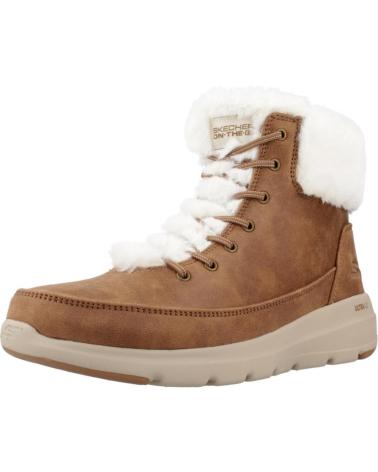 SKECHERS GLACIAL ULTRA-WONDERLAND BROWN CSNT CSNT