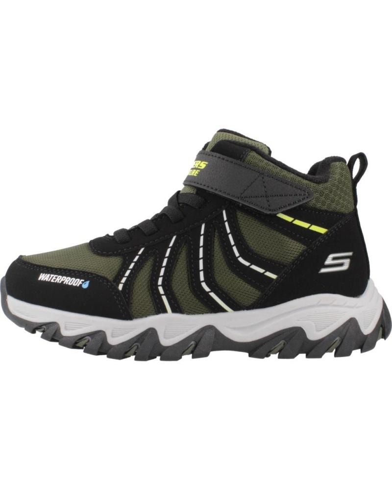 SKECHERS RUGGED RANGER STORM TRAIL BKGR: GREEN/BLACK HIKING BOOTS BKGR