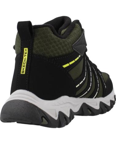 SKECHERS RUGGED RANGER STORM TRAIL BKGR: GREEN/BLACK HIKING BOOTS BKGR