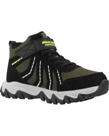SKECHERS RUGGED RANGER STORM TRAIL BKGR: GREEN/BLACK HIKING BOOTS BKGR