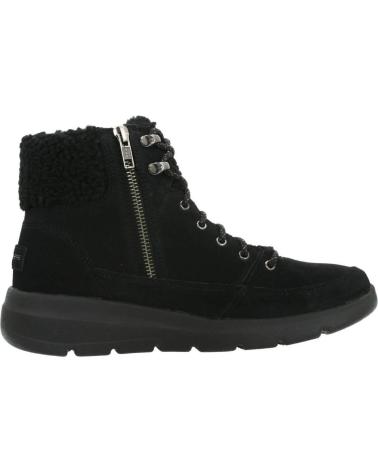 SKECHERS GLACIAL ULTRA WOODLANDS BBK - BOTINS PRETOS BBK