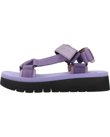FLY LONDON SUKI PURPLE PLATFORM WOMEN'S SANDALS VIOLET