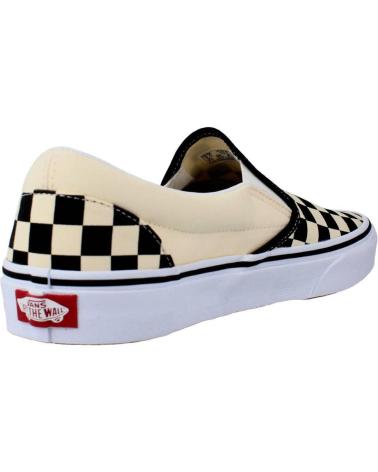 VANS CLASSIC SLIP-ON CHECKERBOARD WEISS UND SCHWARZ WHITE