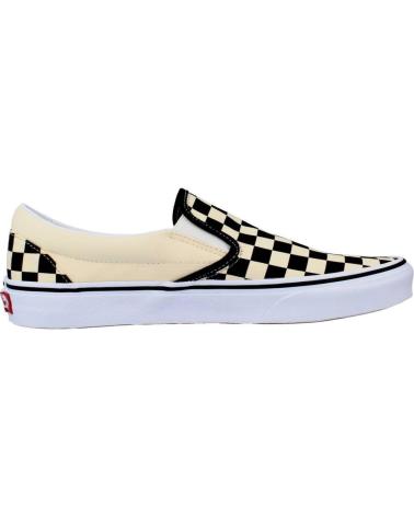 VANS CLASSIC SLIP-ON CHECKERBOARD WEISS UND SCHWARZ WHITE