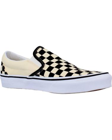 VANS CLASSIC SLIP-ON CHECKERBOARD WEISS UND SCHWARZ WHITE