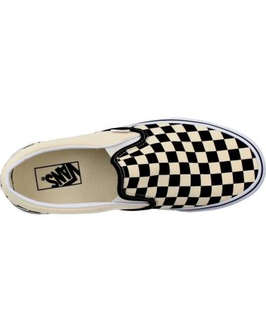 VANS CLASSIC SLIP-ON CHECKERBOARD WEISS UND SCHWARZ WHITE