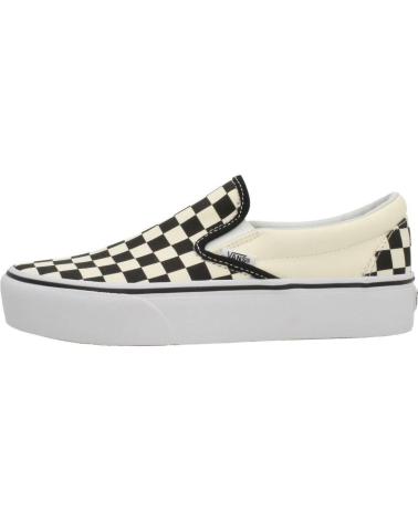 VANS CLASSIC SLIP-ON PLATFORM CHECKERBOARD BLANCO Y NEGRO BLKWHTCHCK