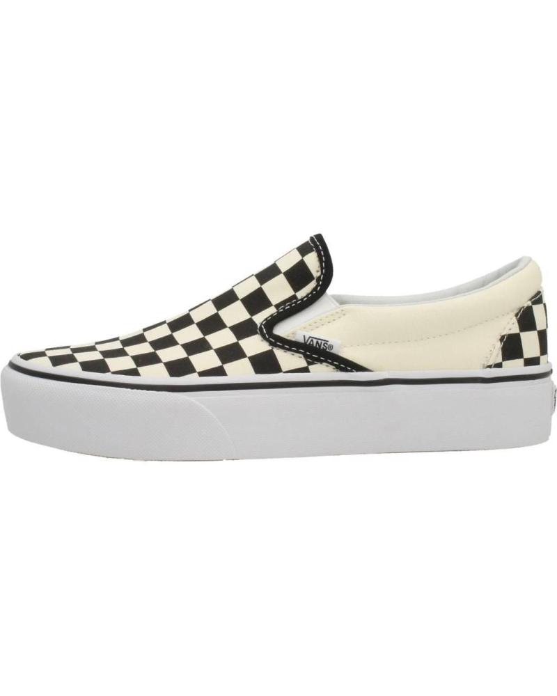 VANS CLASSIC SLIP-ON PLATFORM CHECKERBOARD BLANCO Y NEGRO BLKWHTCHCK