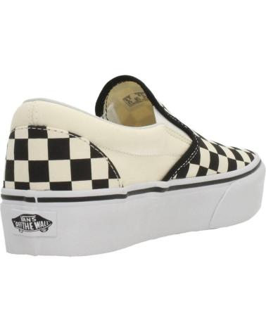 VANS CLASSIC SLIP-ON PLATFORM CHECKERBOARD BLANCO Y NEGRO BLKWHTCHCK