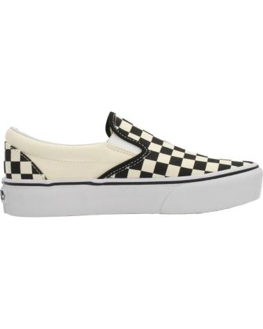 VANS CLASSIC SLIP-ON PLATFORM CHECKERBOARD BLANCO Y NEGRO BLKWHTCHCK