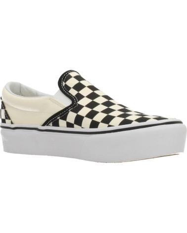VANS CLASSIC SLIP-ON PLATFORM CHECKERBOARD BLANCO Y NEGRO BLKWHTCHCK