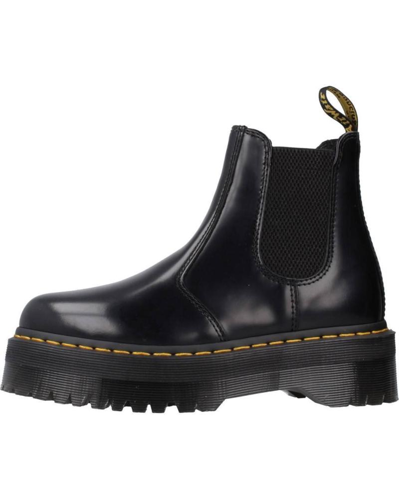 BOTTINES DR. MARTENS 2976 QUAD PLATFORM SMOOTH LEATHER NOIR BLACK