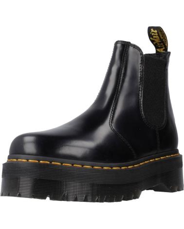 BOTTINES DR. MARTENS 2976 QUAD PLATFORM SMOOTH LEATHER NOIR BLACK