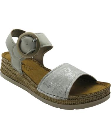 SANDALO EXTRA CONFORTEVOLE INBLU RV000013 ARGENTO PLATA