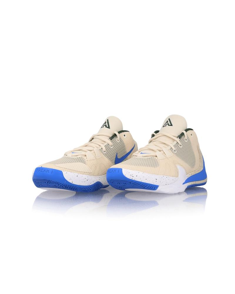 NIKE ZOOM FREAK 1 ANTETOKOUNMPO BEIGE LIGHT CREAM PACIFIC BLUE LIGHT CREAM-PACIFIC BLUE-FIR