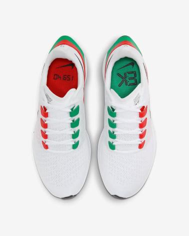 NIKE AIR ZOOM PEGASUS 37 BLANC ROUGE VERT BLANCO ROJO Y VERDE
