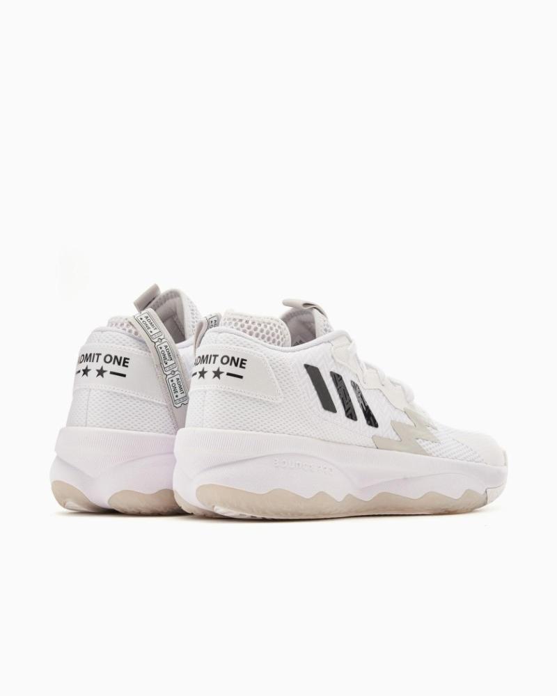 Deportivas-De-Hombre-ADIDAS-ZAPATILLAS-BALONCESTO-DAME-8-BLANCA-BLANCO