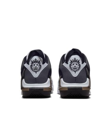 NIKE LEBRON WITNESS VII - ZAPATILLAS DE BALONCESTO NEGRO, GRIS HUMO Y BLANCO NEGRO-GRIS HUMO-BLANCO