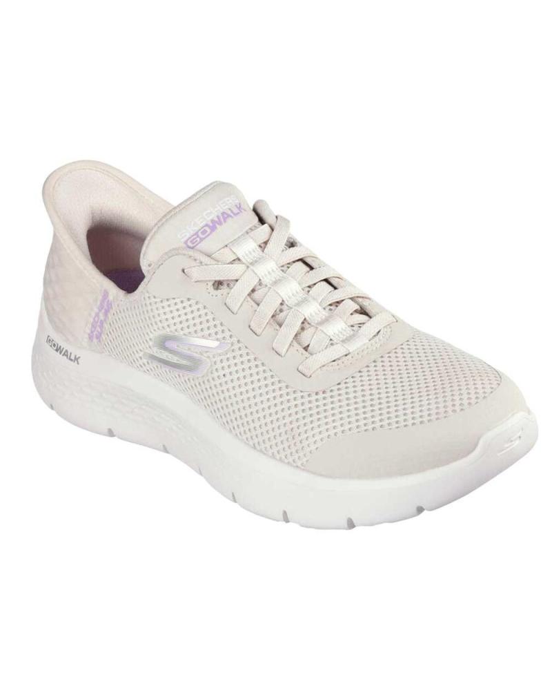 SKECHERS GO WALK FLEX BLANC-CRÈME BLANCO-CREMA
