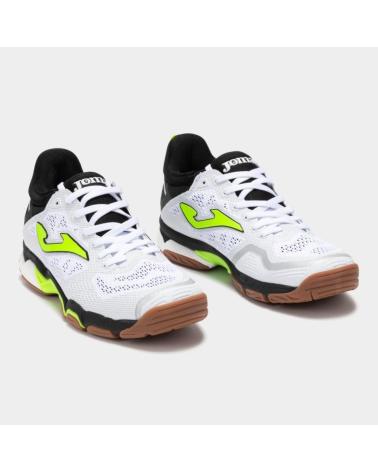 SAPATILHAS JOMA B BRESTON 2502 ANDEBOL-VOLEIBOL BRANCO/AMARELO FLUORESCENTE BLANCO