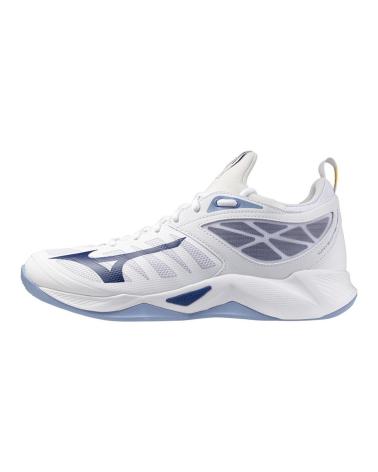 TÊNIS MIZUNO WAVE DIMENSION BRANCOS E AZUIS BLANCO