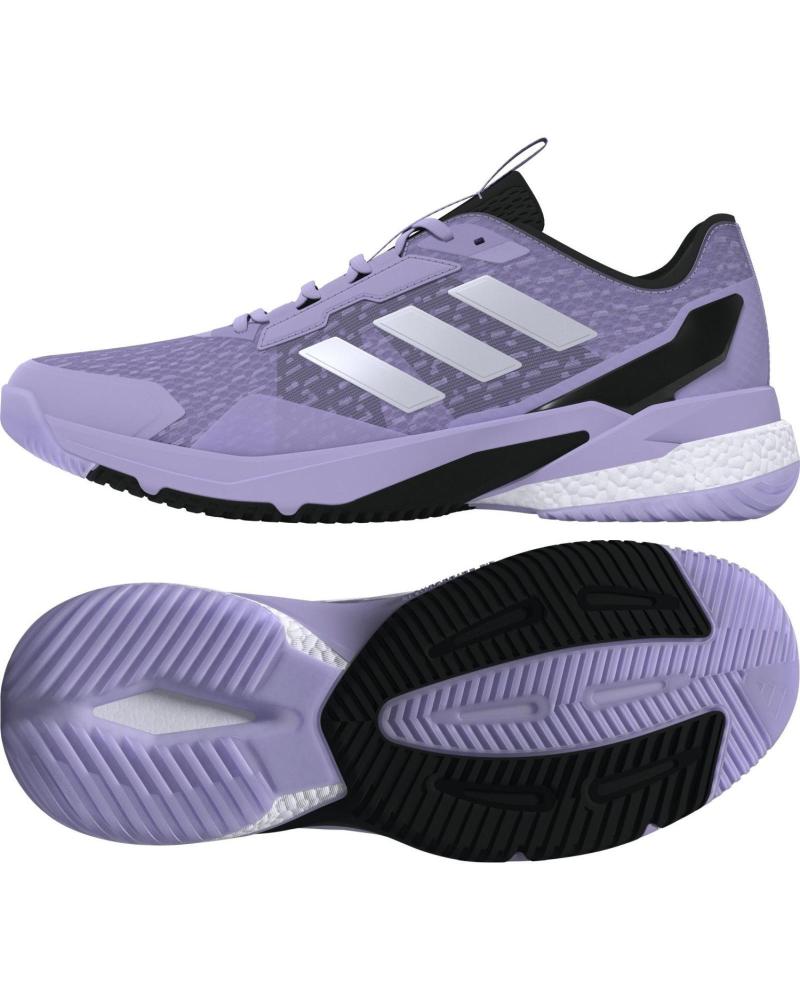 CHAUSSURES ADIDAS CRAZYFLIGHT VIOLETTES POUR HANDBALL ET VOLLEY FEMME MORADO